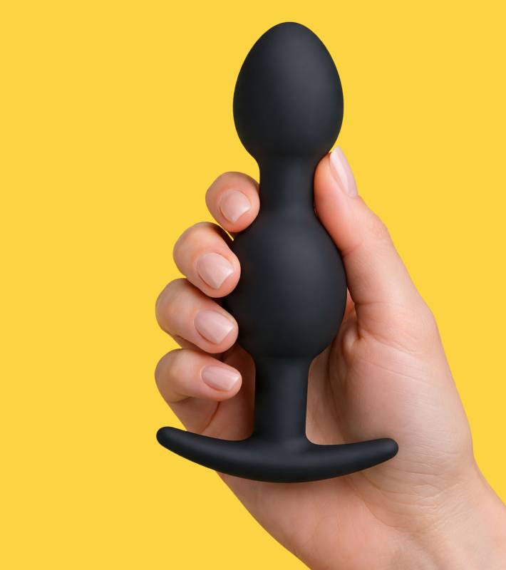 plug anal arrondi pour stimulation anale